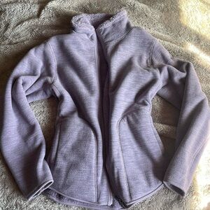 purple reversible jacket